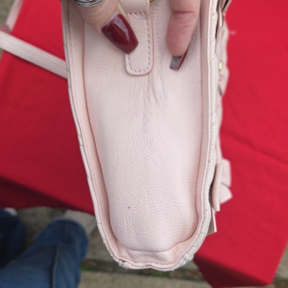 Betsey Johnson Light Pink Bow Crossbody Bag - Picture 4 of 16